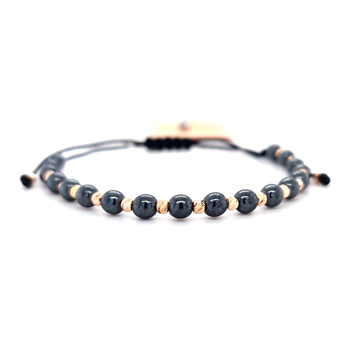 Apyrankė su aukso detalėmis ir karoliukais 759 — prekės nuotrauka