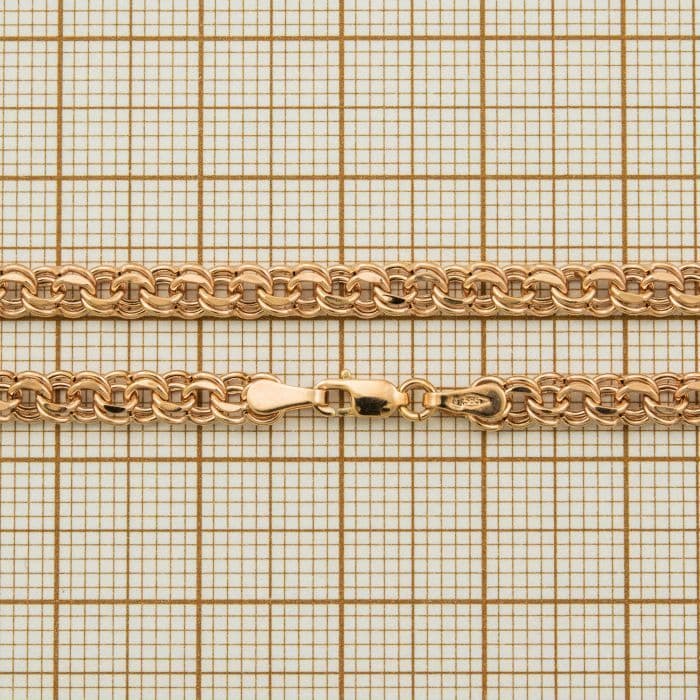 Auksinė grandinėlė \Bismark\ 50 cm — miniatiūra 2