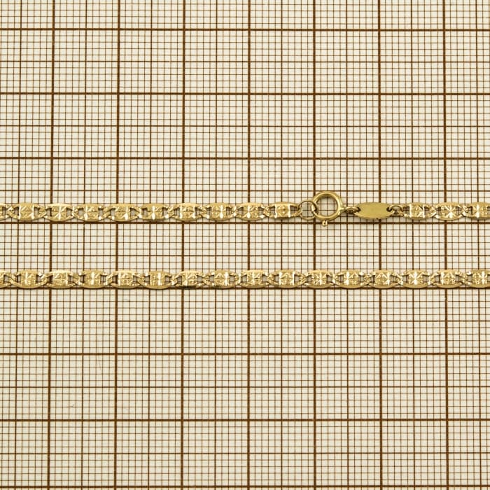 Geltono aukso grandinėlė \Valentino\ 785 — miniatiūra 2