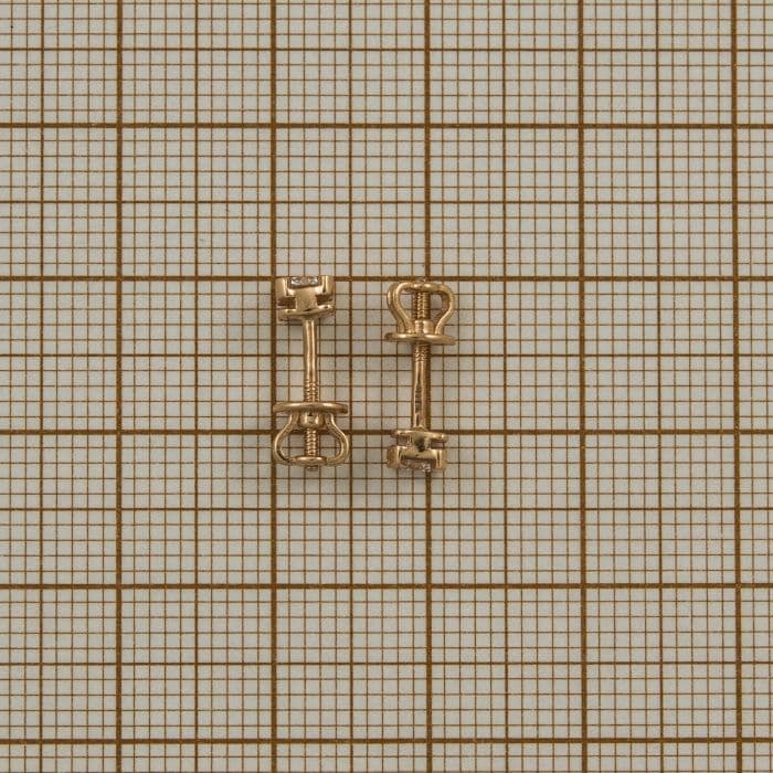 Auksiniai auskarai su cirkoniais 1000 — miniatiūra 3