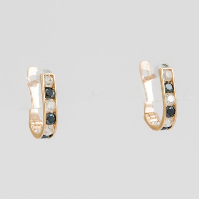 Auksiniai auskarai su cirkoniais