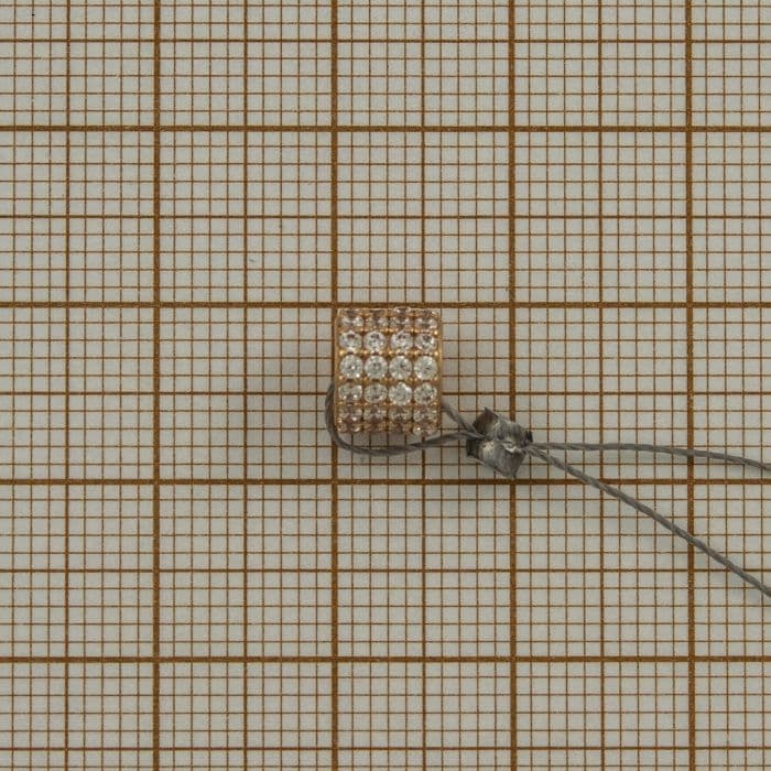 Auksinis pakabukas Karoliukas su cirkoniais — miniatiūra 2