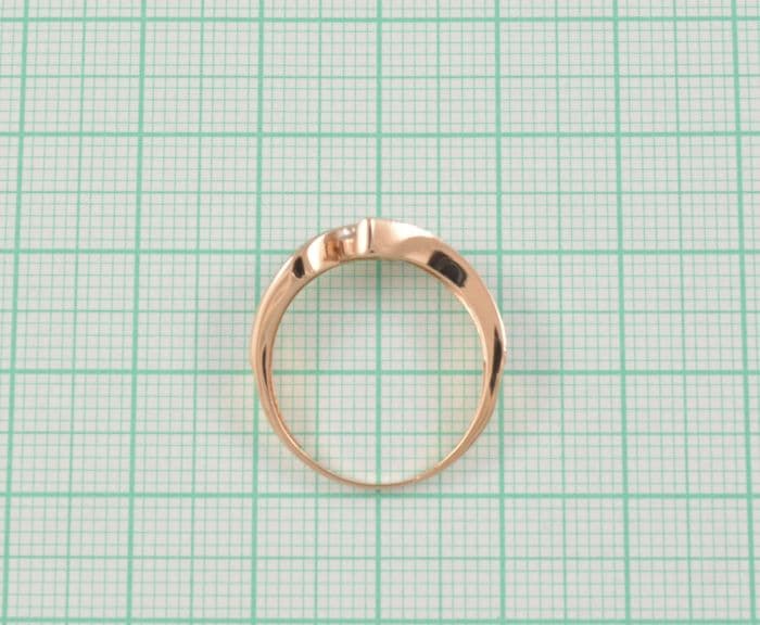 Auksinis Žiedas 17.5 mm — miniatiūra 3
