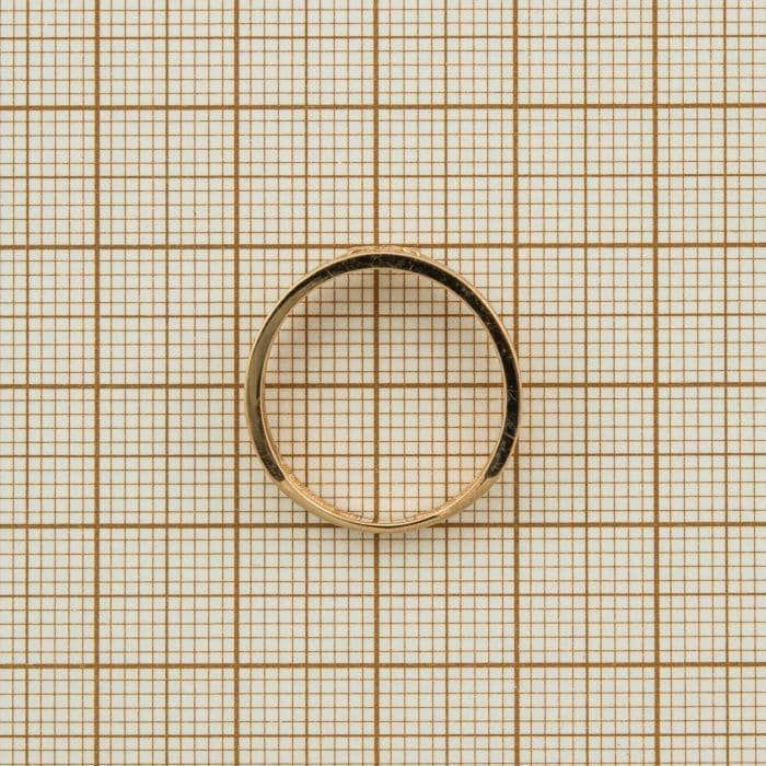 Auksinis žiedas su cirkoniais 17 mm — miniatiūra 3