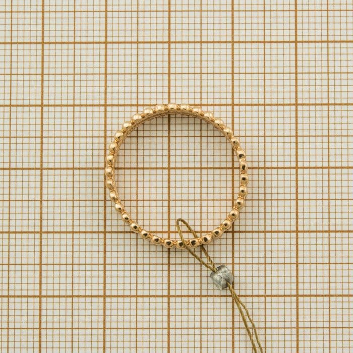 Auksinis žiedas su cirkoniais 19.5 mm — miniatiūra 3