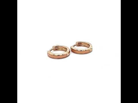 Auksiniai auskarai 12 mm \Rinkutės\ 1546 — miniatiūra 3