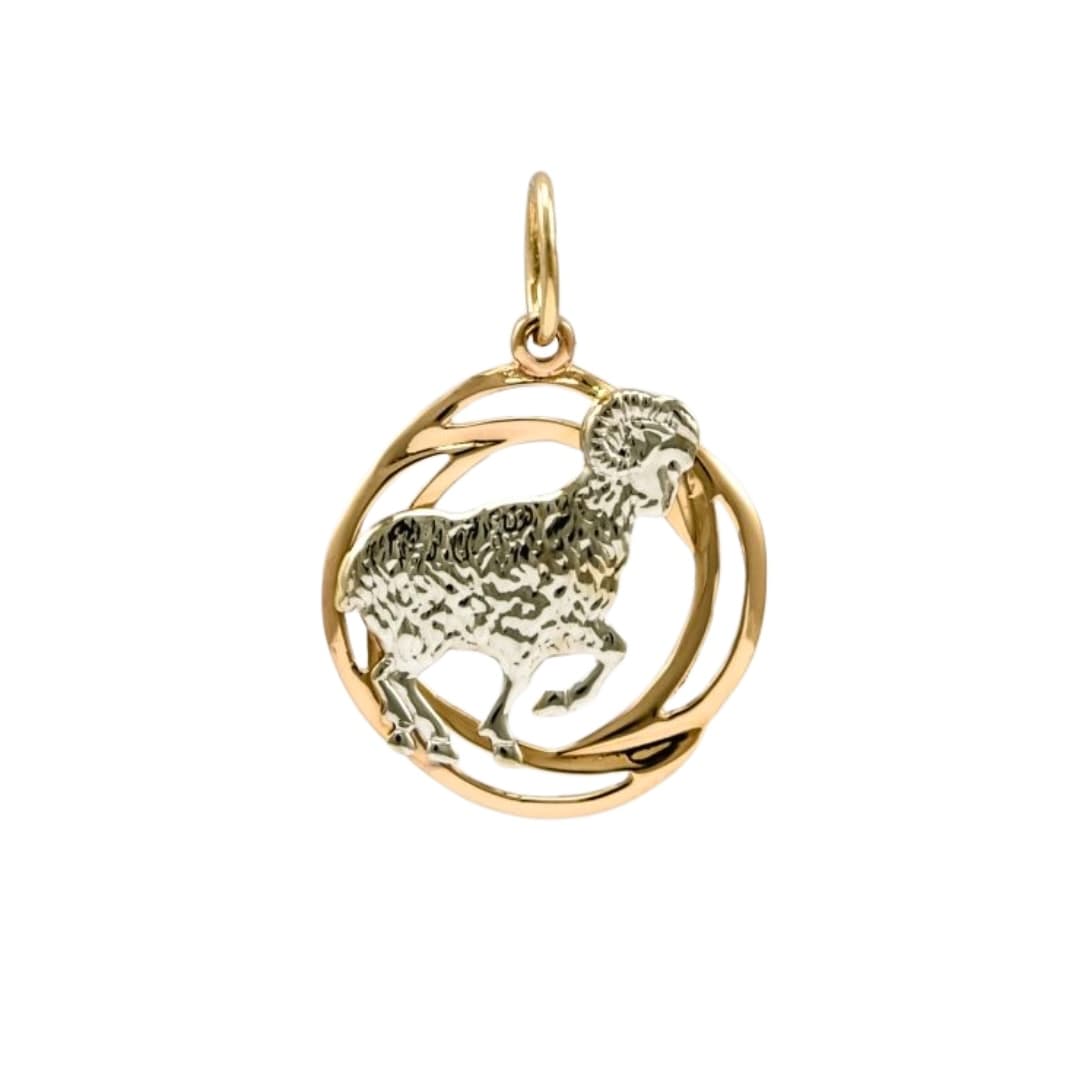Auksinis pakabukas zodiakas \Avinas\ 817