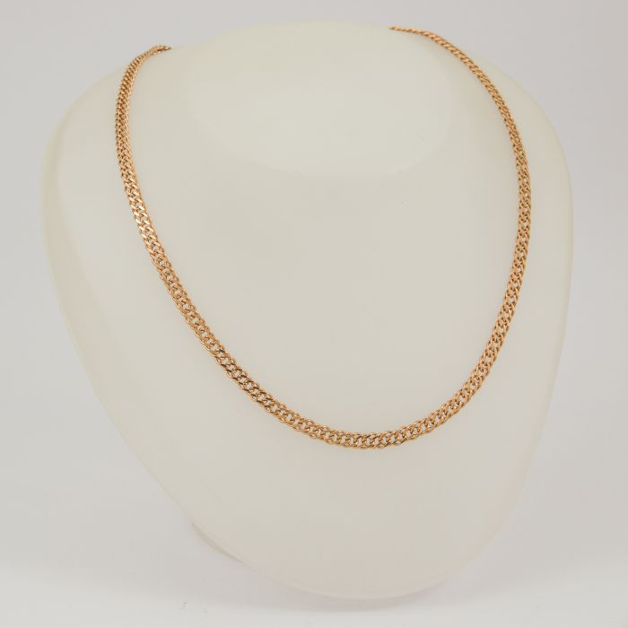 Auksinė grandinėlė \Rombo\ 50 cm