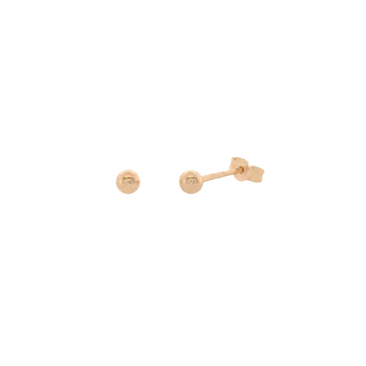 Auksiniai auskarai Burbuliukai 3 mm 1898